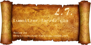 Lumnitzer Tarzícia névjegykártya